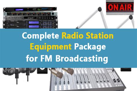 Complete Radio Station Equipment Package for FM Broadcasting | FMUSER