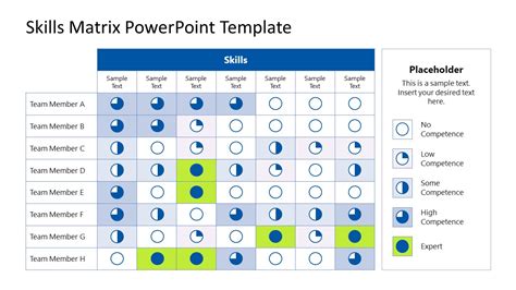 Skills Matrix PowerPoint Template & PPT slide for Presentations