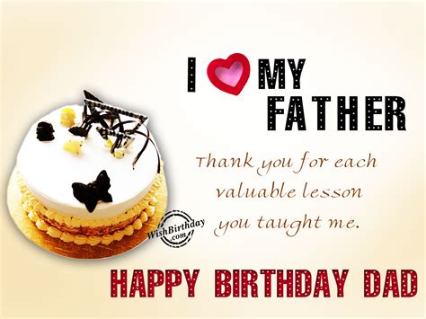 I love you father,Happy Birthday - WishBirthday.com