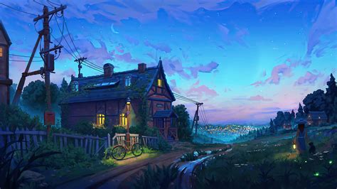 Village Art Scenery : r/aesthetic