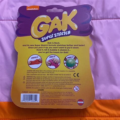 Nickelodeon | Toys | New Nickelodeon Gak Slime | Poshmark