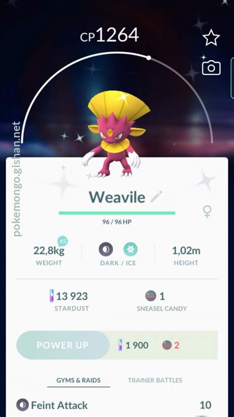 Weavile - Pokemon Go