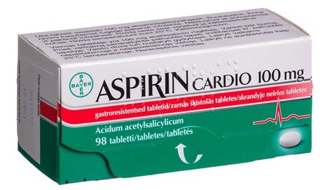 Aspirin Cardio 100mg N98 Gastro Resistant tablets