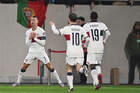 Watch: Cristiano Ronaldo unveils new goal celebration for Portugal, combining his two signature ...