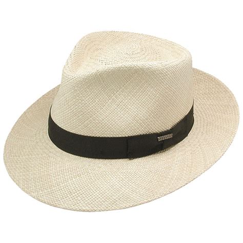 Stetson Retro - Panama Straw Fedora Hat | Hats for men, Straw fedora hat, Hats