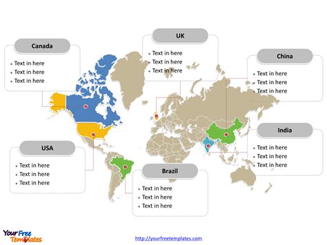 Map Template For Powerpoint