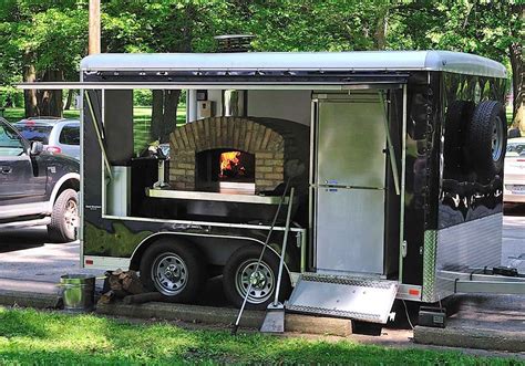 Wood Fired Pizza Oven in a Food Truck