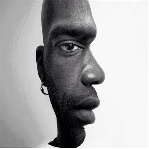 Two sides to a portrait. : illusionporn