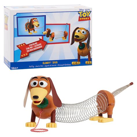 Buy Just Play Disney•Pixar's Toy Story Slinky Dog Pull Toy, Walking Spring Toy for Boys and ...