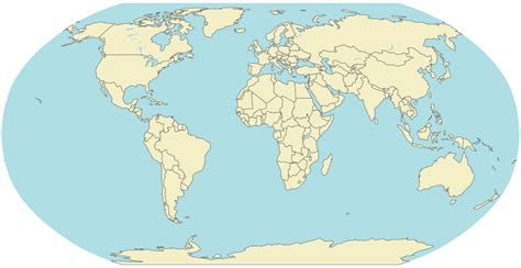 Free Blank World Map - GIS Geography