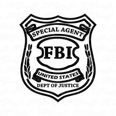 Printable Fbi Badge Template