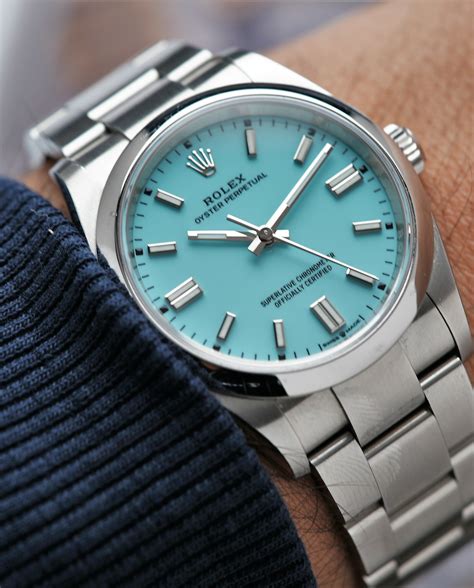 Rolex Oyster Perpetual 36 Tiffany Blue 126000 - Ticking Way