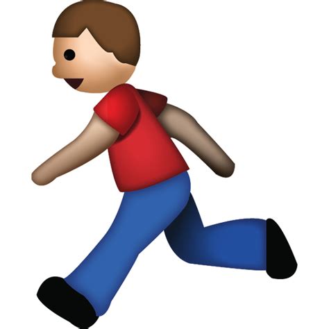 Download Man Running Emoji | Emoji Island