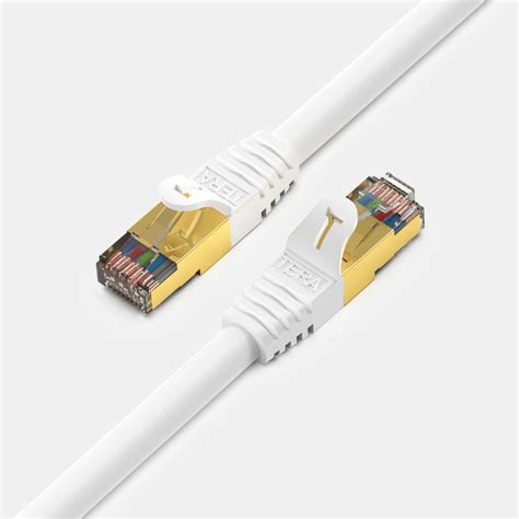 50 Ft White - CAT7 Ethernet Cable - Tera Grand