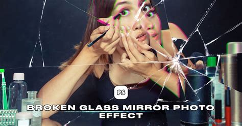 Broken Glass Mirror Photo Effect, Add-ons - Envato Elements