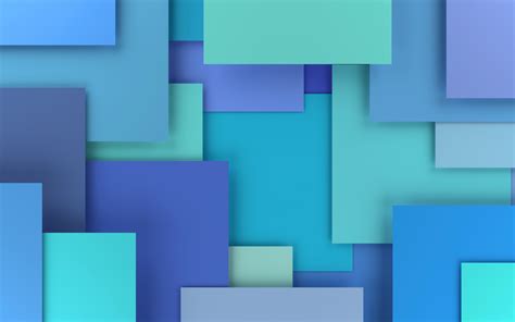 Wallpaper Material Design, Abstract, Squares - Abstract Geometric Blue Background (#2126101 ...