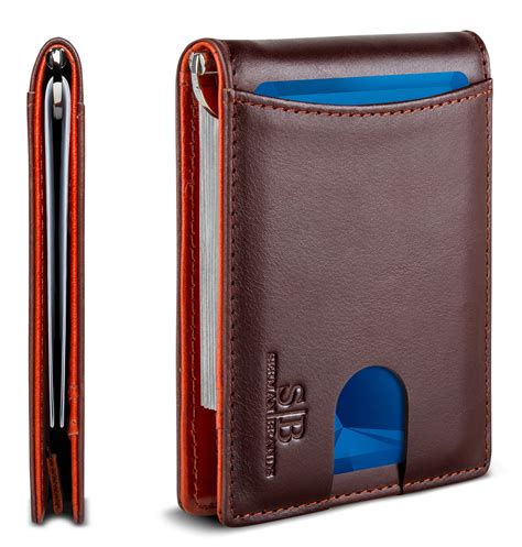 Serman Brands - SERMAN BRANDS RFID Slim Wallets for Men. Mens Wallet with Money Clip. Thin ...