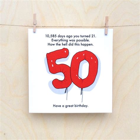 50th Birthday Printable Cards - prntbl.concejomunicipaldechinu.gov.co