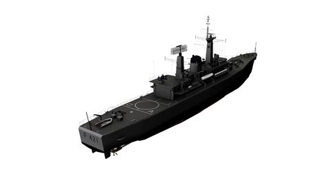 Leander Class Frigate 3D Model $69 - .obj - Free3D