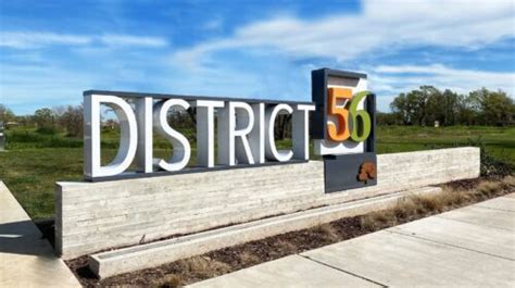 District56 spectacular monument sign with 3D letters | Front Signs