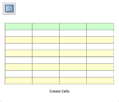 Blank Table Chart | New Calendar Template Site