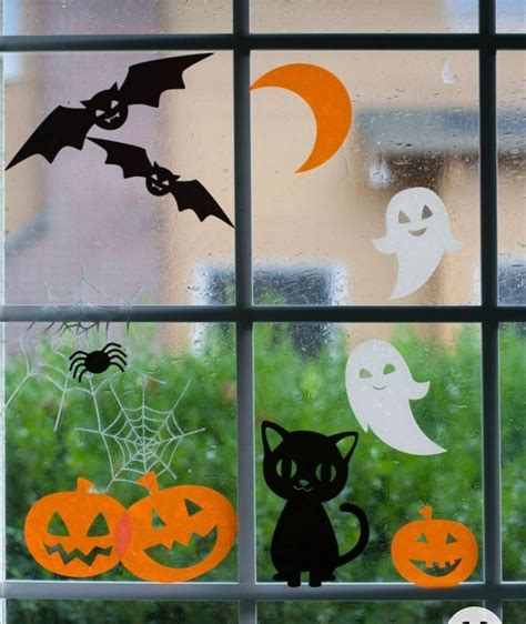 Halloween Window Stickers Decals. Ghosts Pumpkins Bats - Etsy