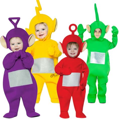 New Carton Teletubbies Costume Kids Cosplay suit Dipsy Laa-Laa Po Tinky ...