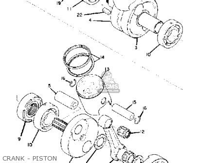 Yamaha RD250 1974 USA parts lists and schematics