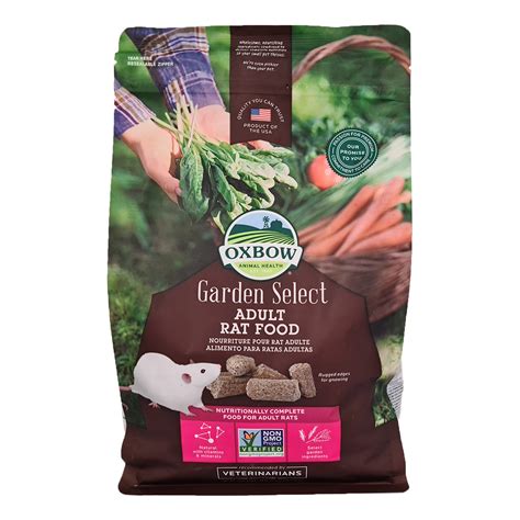 Oxbow Garden Select Pellets Adult Rat Food 1.13kg - $30.37