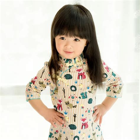 kids chinese fancy dress child cheongsam tang suit female child chinese ...