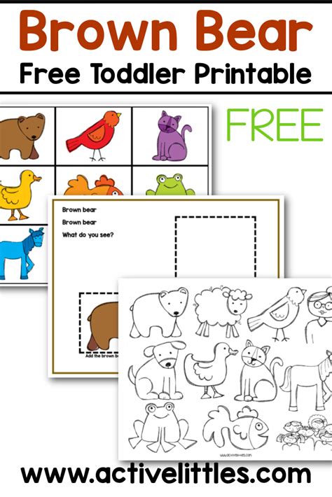 Free Brown Bear Printables - Templates Printable Free