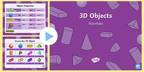 3D Objects PowerPoint | Maths Resources (teacher made)