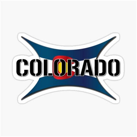 "Colorado State Logo" Sticker for Sale by MOON--STONE | Redbubble