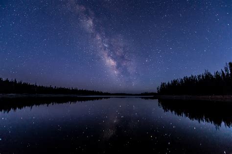 Body of water, Night sky, Stars, Starry sky HD wallpaper | Wallpaper Flare