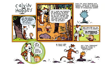 Calvin and Hobbes comic screenshot, Calvin and Hobbes, comics HD wallpaper | Wallpaper Flare