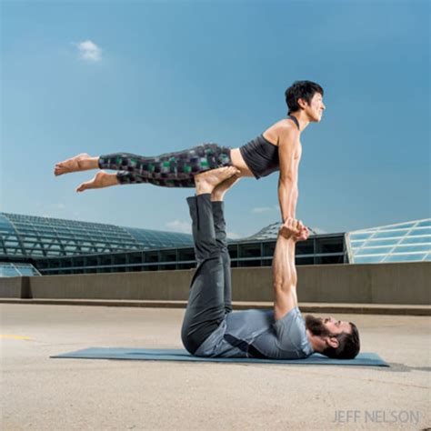 Couple Yoga Poses - Partner Yoga Quotes. QuotesGram : Discover couples ...