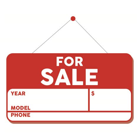 For Sale Sign Printable