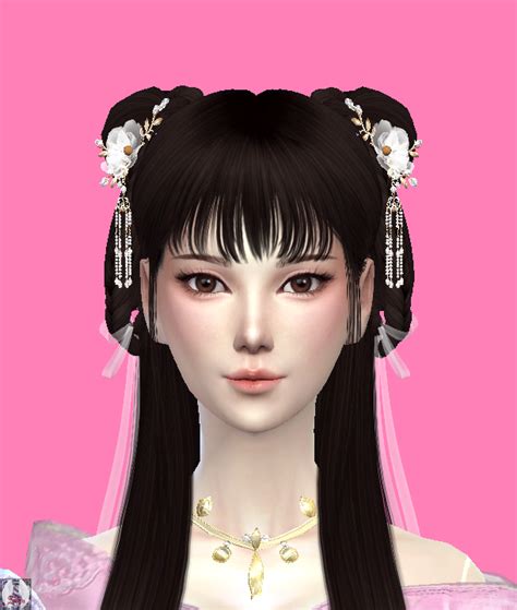 S-12 | Sims hair, Japanese hairstyle, Sims