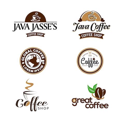 Premium Vector | Coffee shop logo design