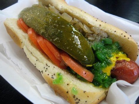 Chicago Style Hot Dog | Recipe | Hot dog toppings, Chicago hot dog, Gross food