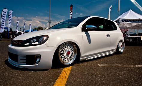 White VW Golf Mk6 GTI on BBS rims | VW Golf Tuning