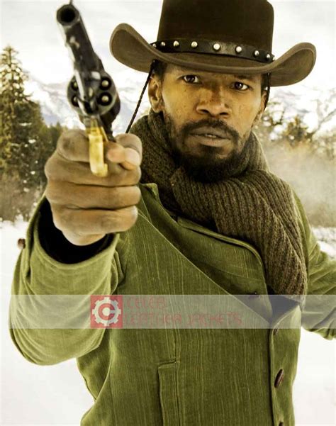 Jamie Foxx Django Unchained Jacket | Green Suede Jacket Mens