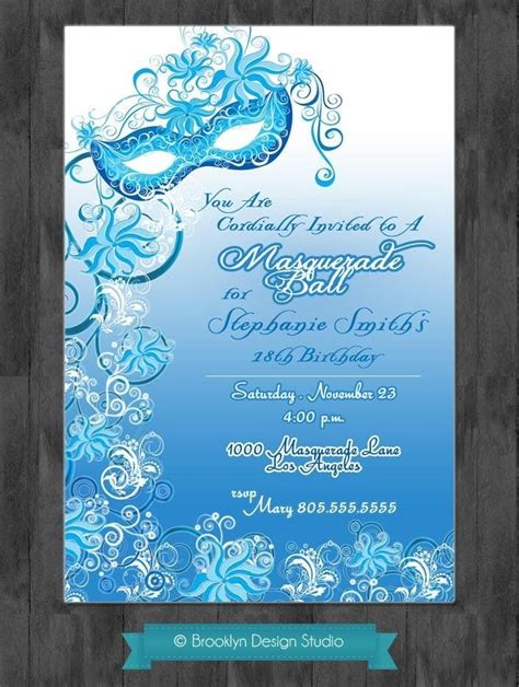 Masquerade Ball Invitation