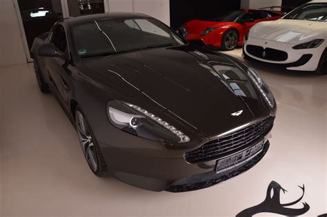 Aston Martin DB9 FL 13-16 Virage Front bumper carbon splitter lip spoiler – ecps group