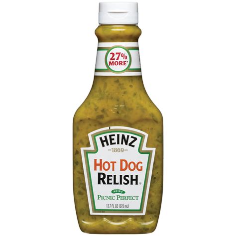 Heinz Hot Dog Relish 12.7 fl. oz. Bottle - Walmart.com