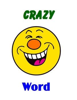 CRAZY Word Set 054 (Fry Words 531 to 540) by FUNFluency | TPT