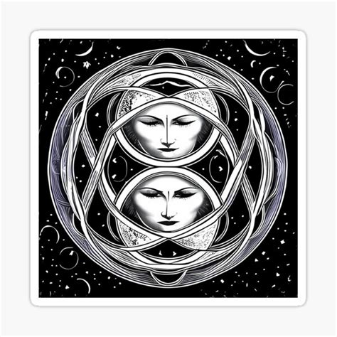 "Moon Goddess" Sticker for Sale by BigBrainArtwork | Redbubble