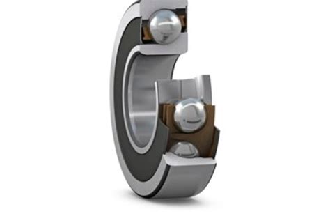 What are angular contact ball bearings?