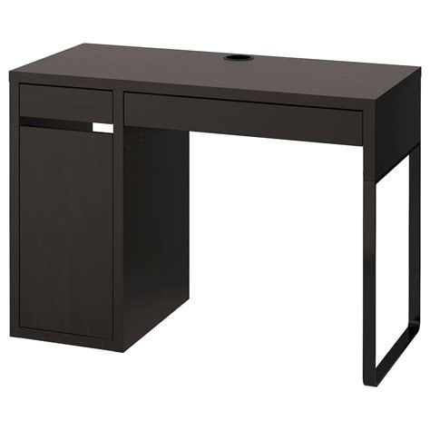 MICKE Desk, black-brown, 41 3/8x19 5/8". Learn more! - IKEA