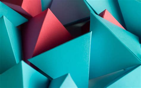 Download wallpapers pyramids, triangles, 3d art, shapes geometric, geometry for desktop free ...